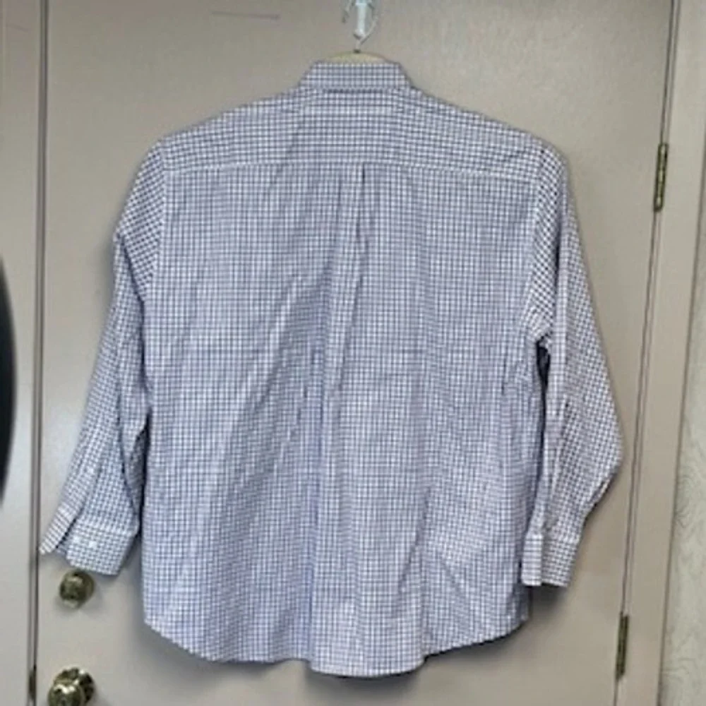 Peter Millar NanoLuxe Easycare Gingham Check Button‎ Down Shirt XXL Mens